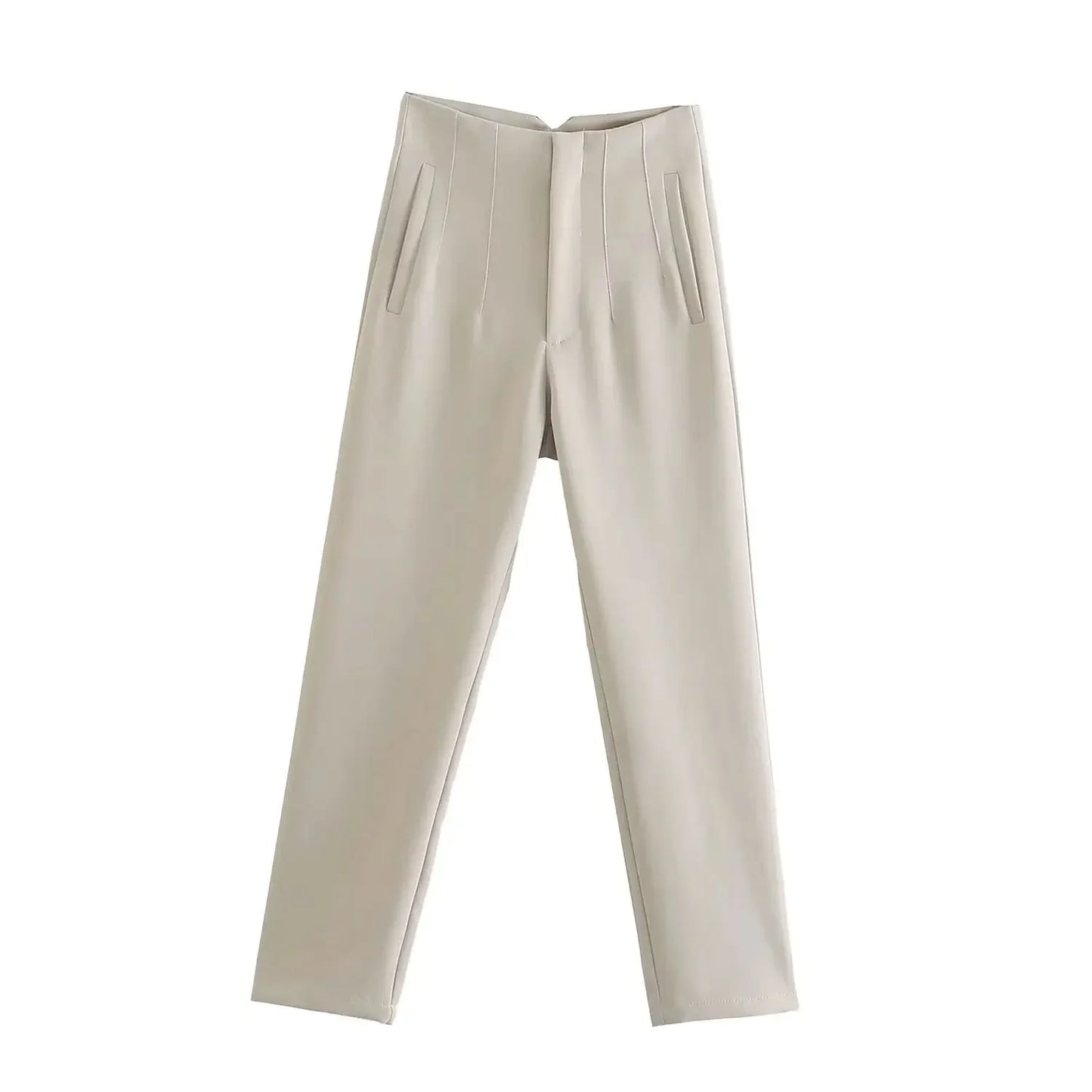 Elegant Solid Pencil Pant - Palm and Thread