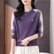 Patchwork Knitted Sweater - Palm and Thread