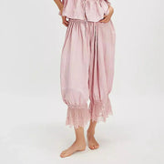 Loose Fit Bloomers Cropped Pant - Palm and Thread