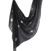 New Watercolor Tie-Dye Cotton Scarf - Palm and Thread