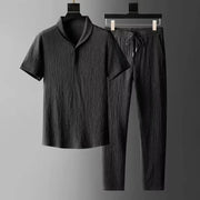 Ultra-thin Ice Silk Linen 2-piece Set