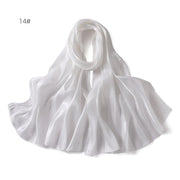 Bonnet Satin Glitter Scarf - Palm and Thread