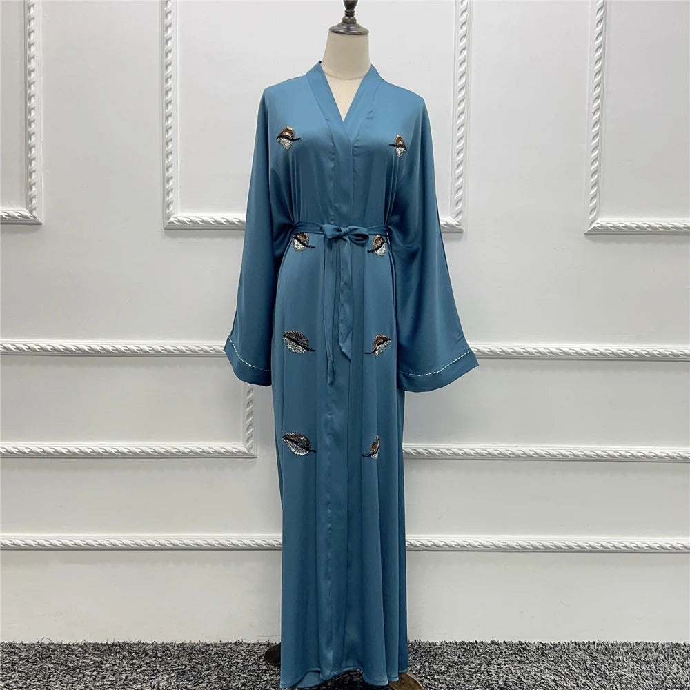 Fashion Belted Abaya Kaftan - Palm and Thread