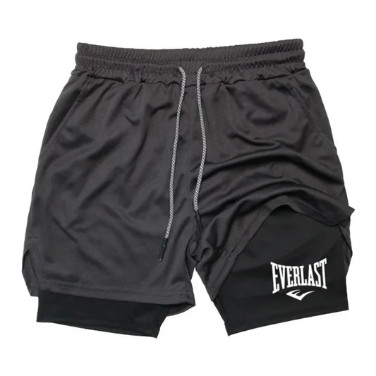 Compression gym printed sports short - Palm and Thread