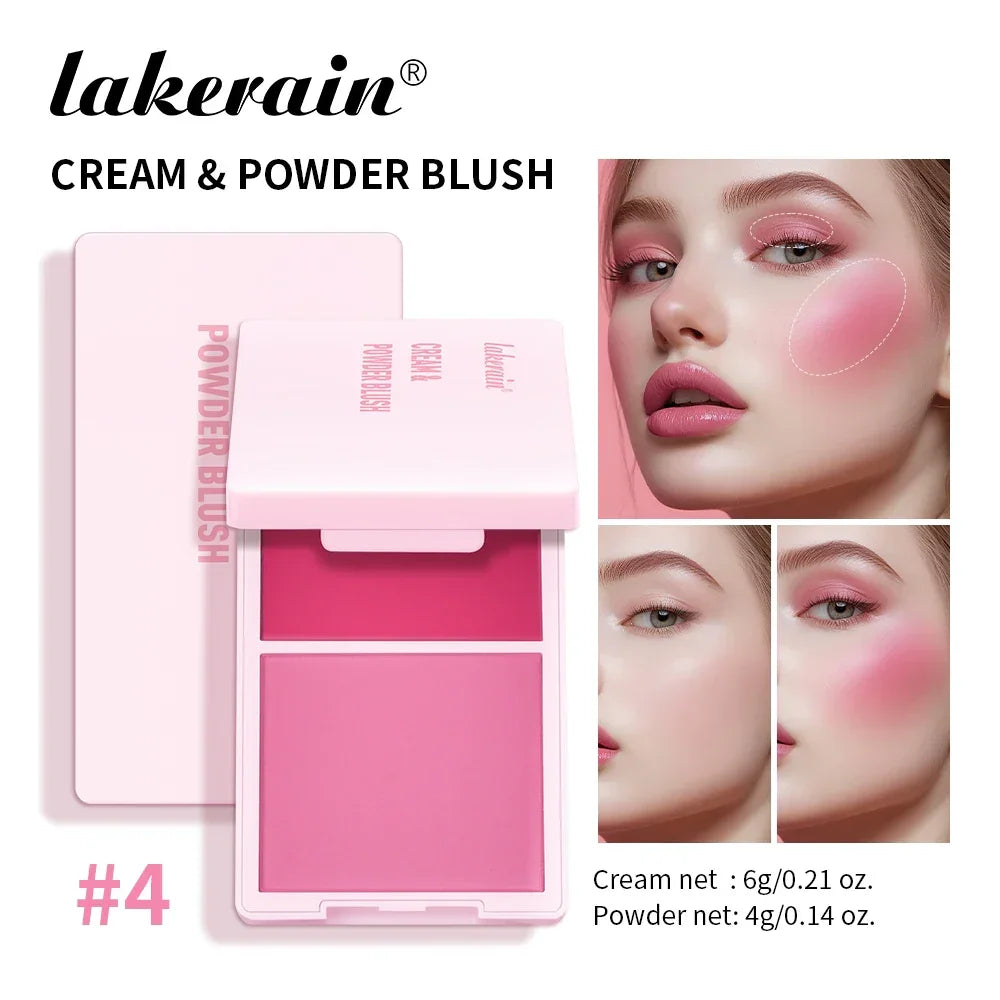 Cream & Powder Blush Palette - Palm and Thread