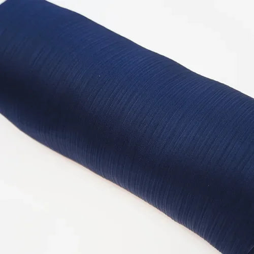 Pleated Satin Chiffon Hijab Silk Scarf - Palm and Thread