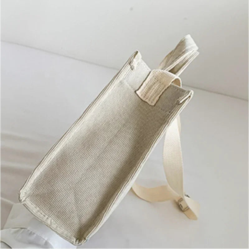 Simple Corduroy HandBag - Palm and Thread