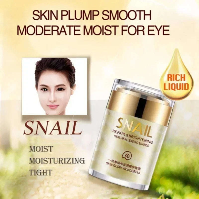 Snail Collagen Face Cream Whitening Moisture Anti Aging - Palm and Thread
