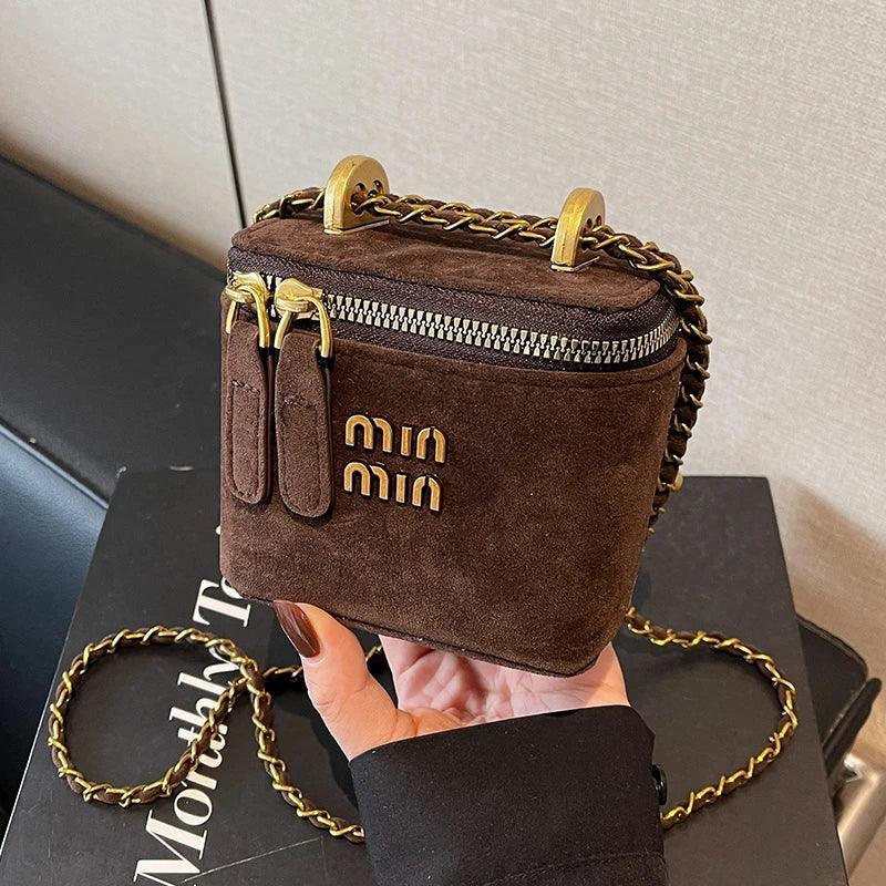 Light luxury high-end niche mini bag new frosted chain - Palm and Thread