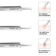 Ultra-fine Cell Pimples Blackhead Clip Tweezer - Palm and Thread