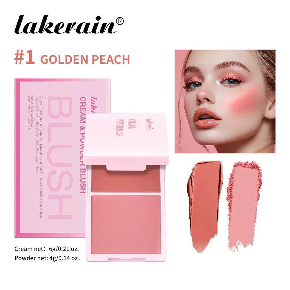 Cream & Powder Blush Palette - Palm and Thread