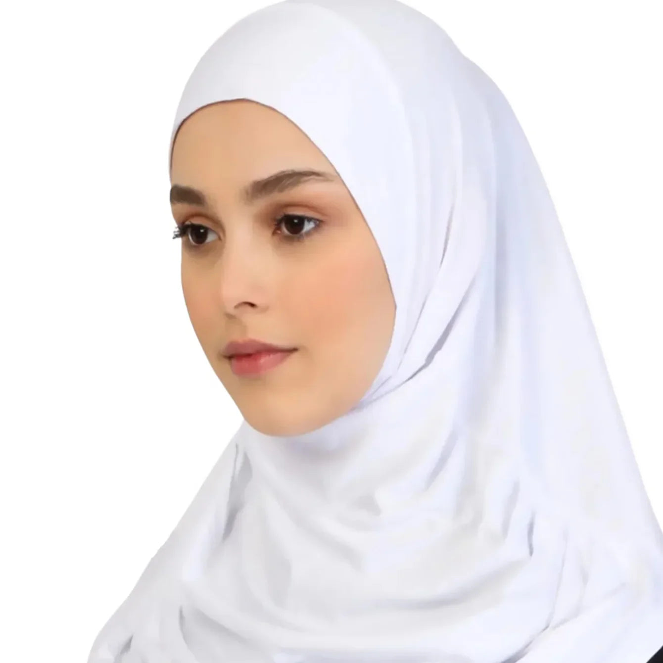 Instant Hijab Solid Color Hemp Headscarf - Palm and Thread