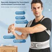 Humpback Girdle Keel Upper Back Strap Brace Belt - Palm and Thread