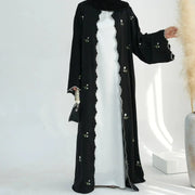 Embroidery Cardigan Abaya Kaftan - Palm and Thread