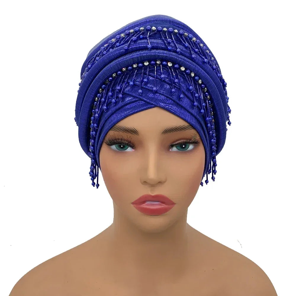 Elegant Head Wraps Bonnet - Palm and Thread