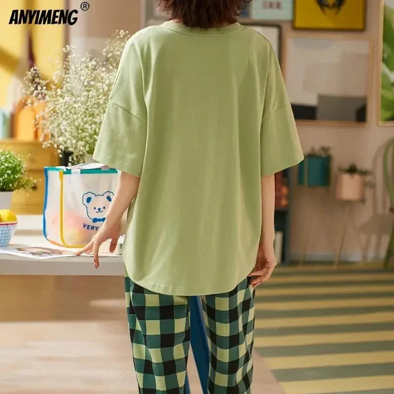 New Sleepwear Cartoon Cotton Pajamas - Palm and Thread