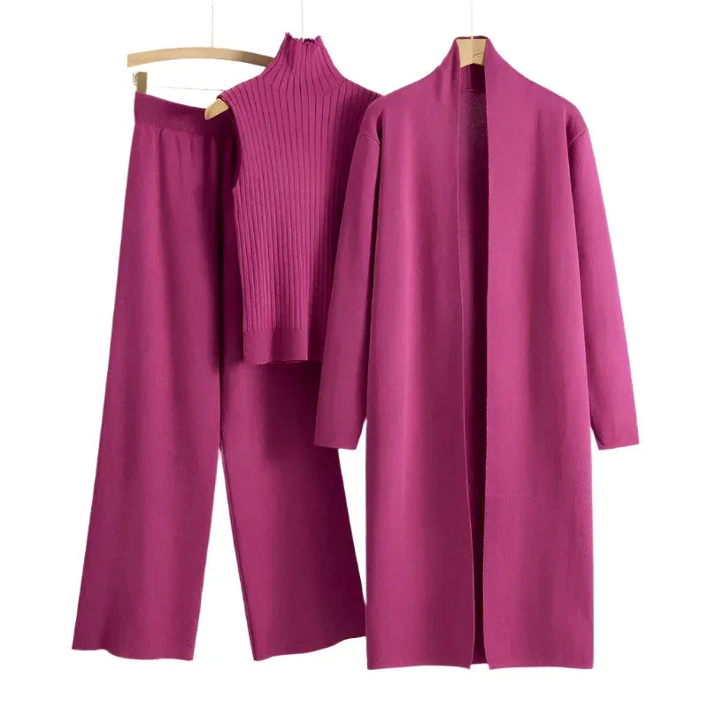 Cardigan 3 Pieces Tracksuit - Palm and Thread