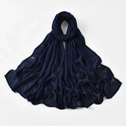 Thin Plain Shawl Soft Viscose Rayon Headscarf - Palm and Thread