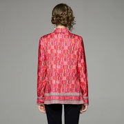 Fashion Letter Red Blouse - Palm and Thread