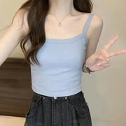 Sleeveless Basic Crop Top - Palm and Thread