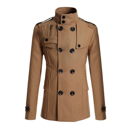 Long Woolen Overcoat