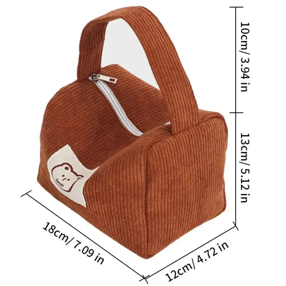 Cosmetic Plush Cute Handbag - Palm and Thread