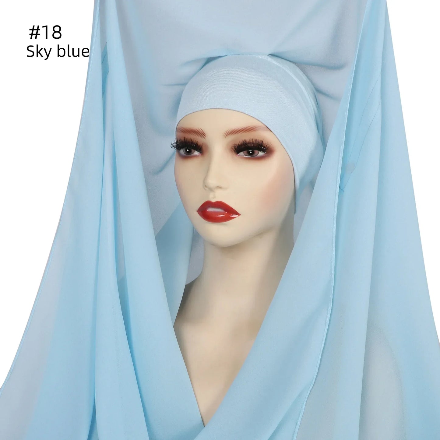 Newest Instant Chiffon Hijab - Palm and Thread
