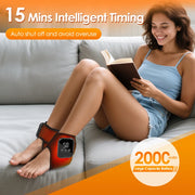 Electric Heat And Vibration Ankle Massager - Palm and Thread