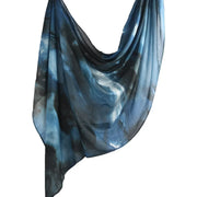 New Watercolor Tie-Dye Cotton Scarf - Palm and Thread