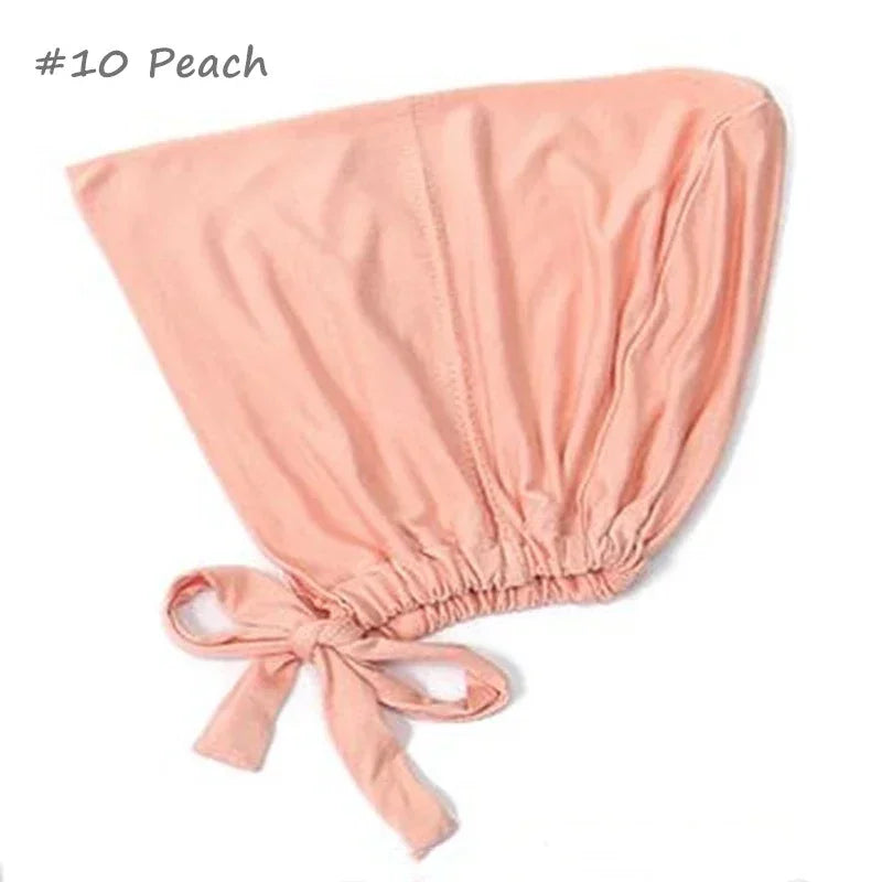 New Soft Turban Hat Inner Hijab Cap - Palm and Thread