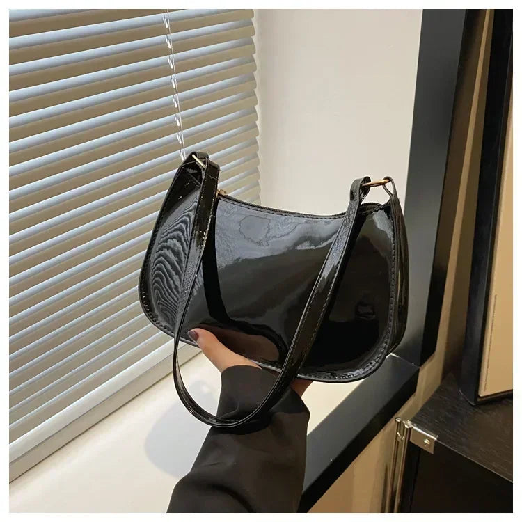 2025 Korean Patent Leather Handbag