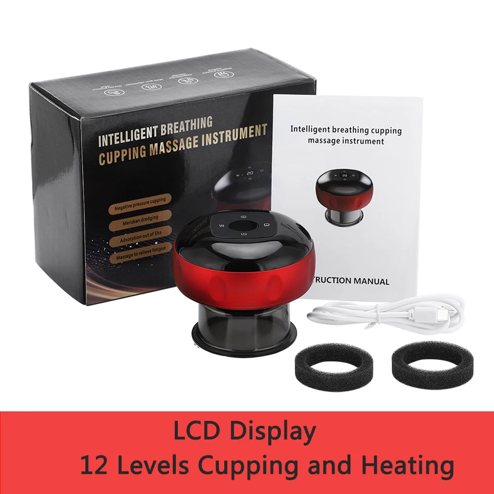 Intelligent Vacuum Cupping Massage Device - Palm and Thread