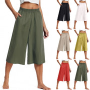 Versatile Lazy Style Wide Leg Pant - Palm and Thread