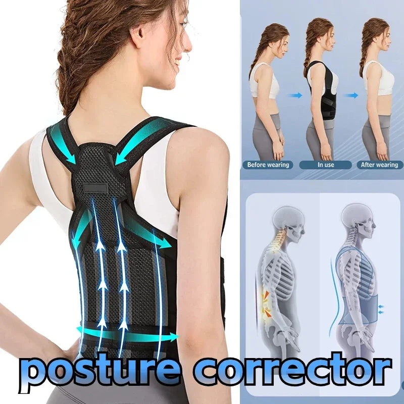 Posture Corrector Back Orthopedic Straps - Palm and Thread