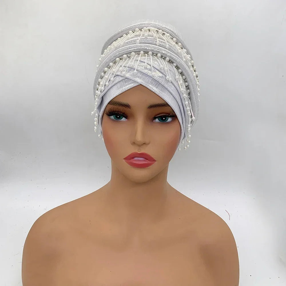 Elegant Head Wraps Bonnet - Palm and Thread