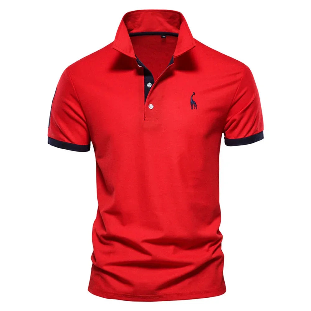 Short Sleeve Polo Casual T-shirt - Palm and Thread