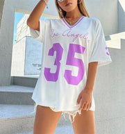 Street Slam 3D V-Neck Sports Tee - Palm and Thread