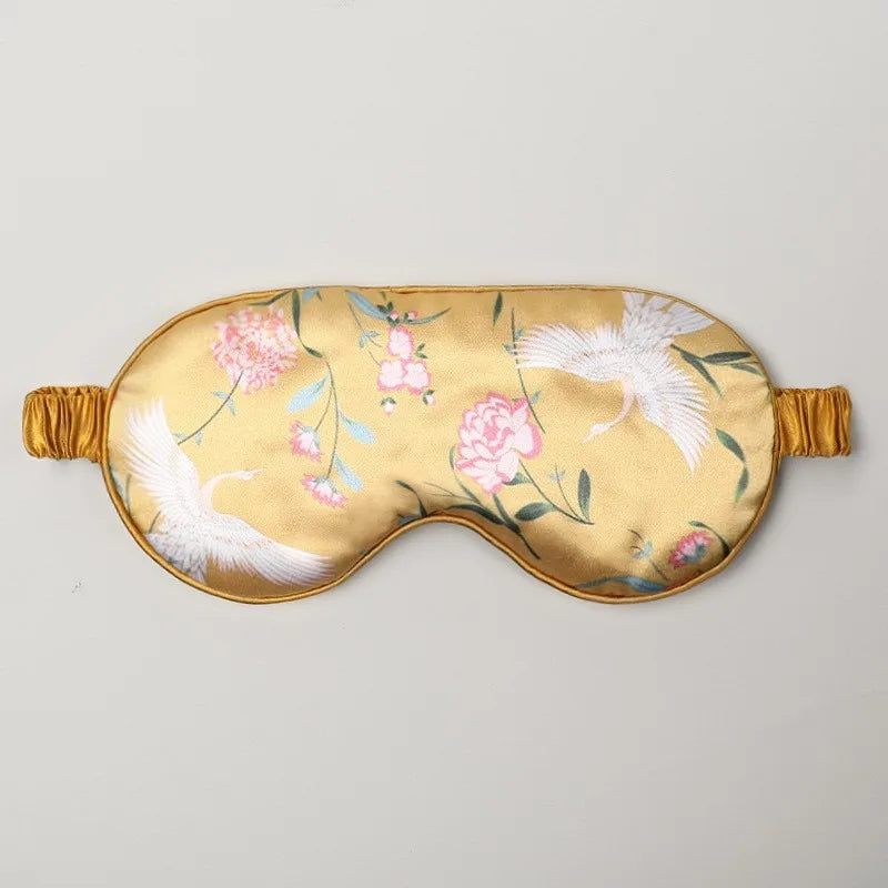 Silk Sleep Eye Mask for Travel - Palm and Thread