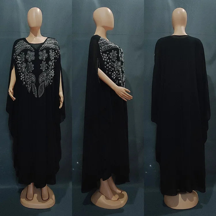 Chiffon Boubou Abaya - Palm and Thread