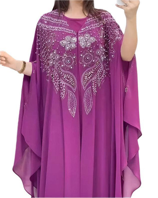 Chiffon Boubou Abaya - Palm and Thread