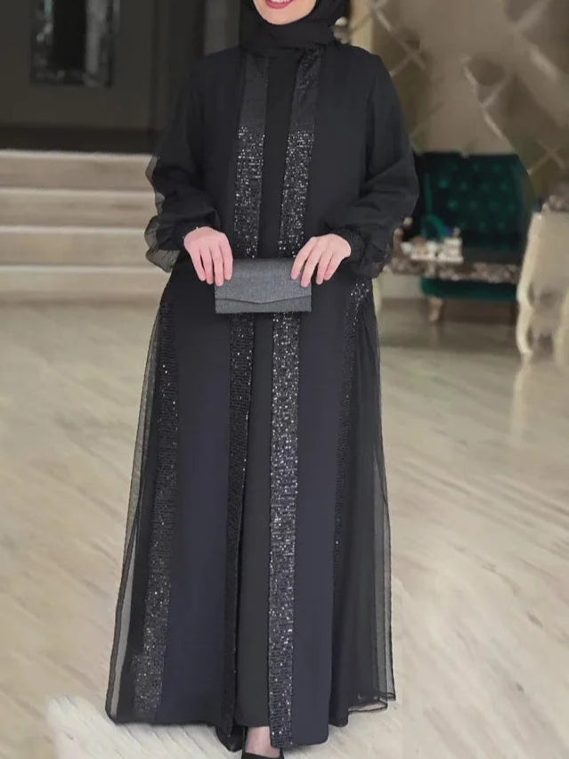 Long Robe Abayas Cardigan Dress - Palm and Thread