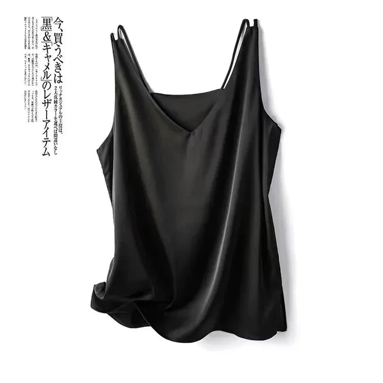 Elegant SILK Satin Blouse - Palm and Thread