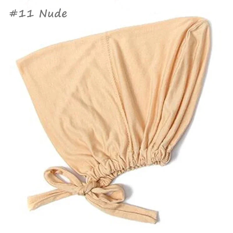 New Soft Turban Hat Inner Hijab Cap - Palm and Thread