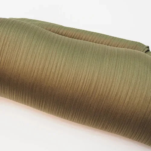 Pleated Satin Chiffon Hijab Silk Scarf - Palm and Thread