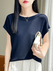 Ice Silk Knitted Sweater Shirt - Palm and Thread