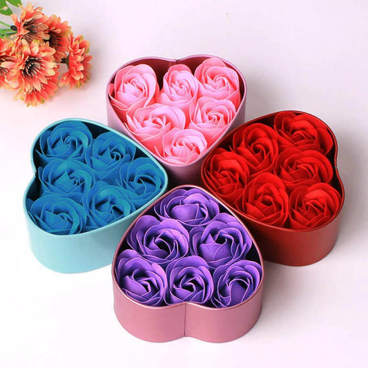 Heart Scented Bath Body Petal Gift Soap - Palm and Thread