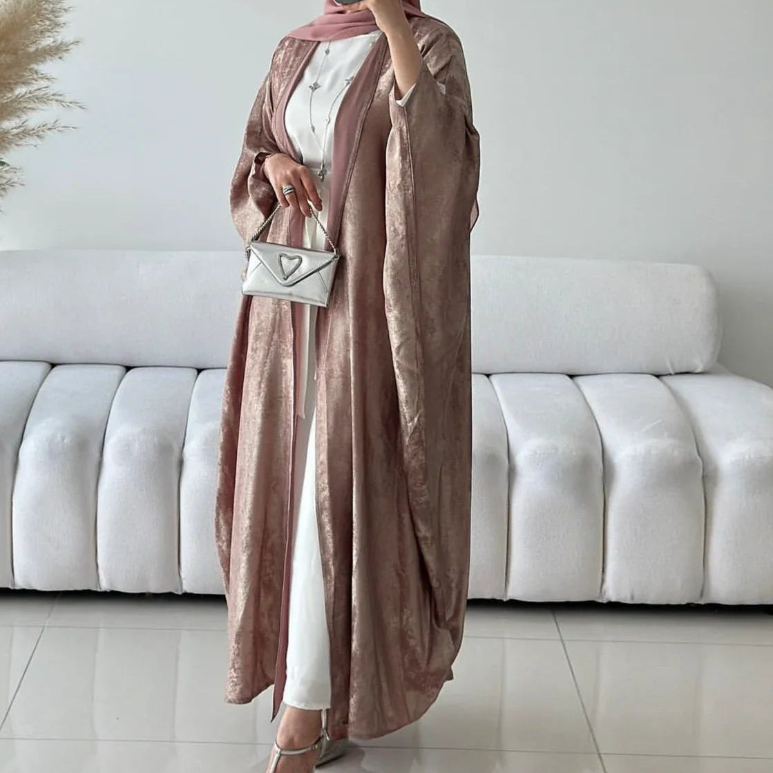 Elegant Abaya 2 Piece Set Cardigan- Palm and Thread