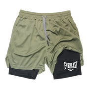Compression gym printed sports short - Palm and Thread