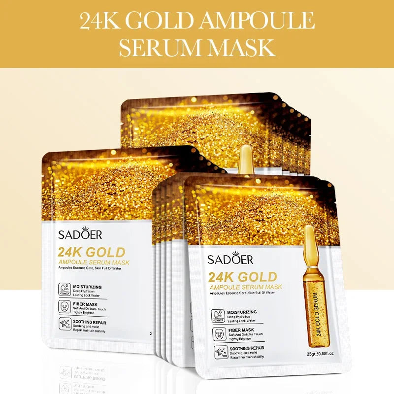 Gold Hyaluronic Acid Face Mask - Palm and Thread