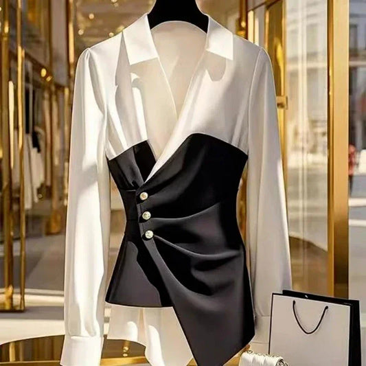 Long Sleeve Elegant Shirt - Palm and Thread
